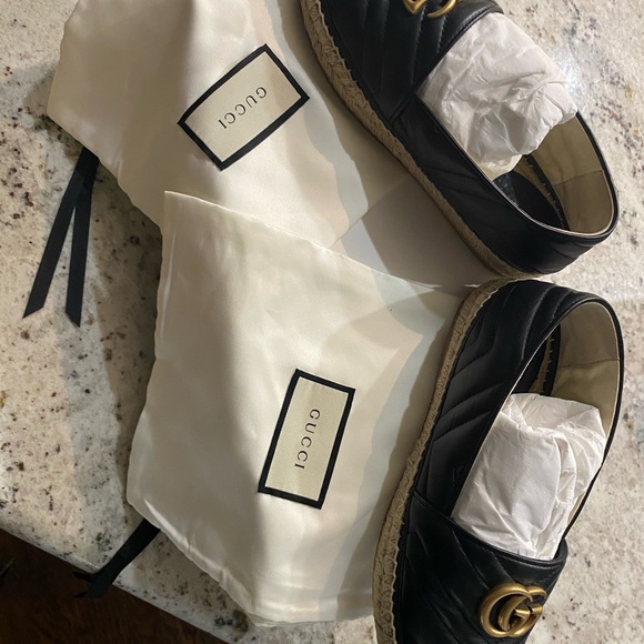 Gucci spadilles in a pristine condition, original box and dust bags - Picture 7 of 8